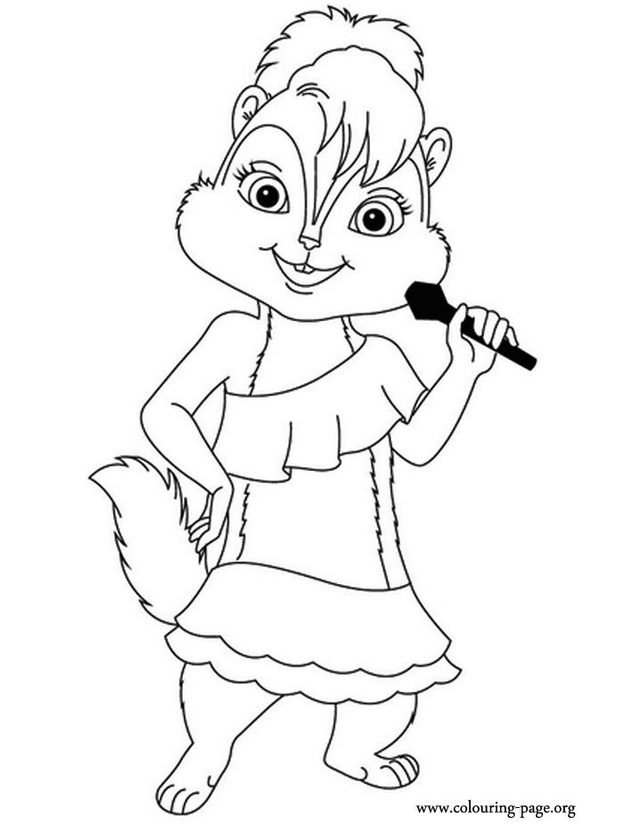 kammerherre alvin and the chipmunks coloring pages - photo #2