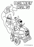 Donkey Kong Coloring Pages