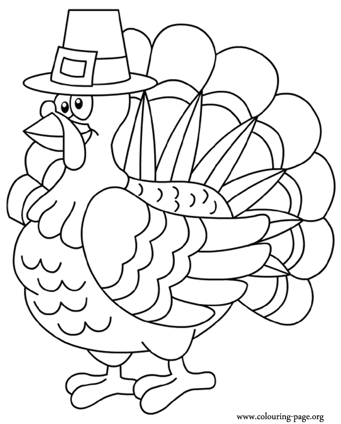 Thanksgiving A Thanksgiving turkey coloring page