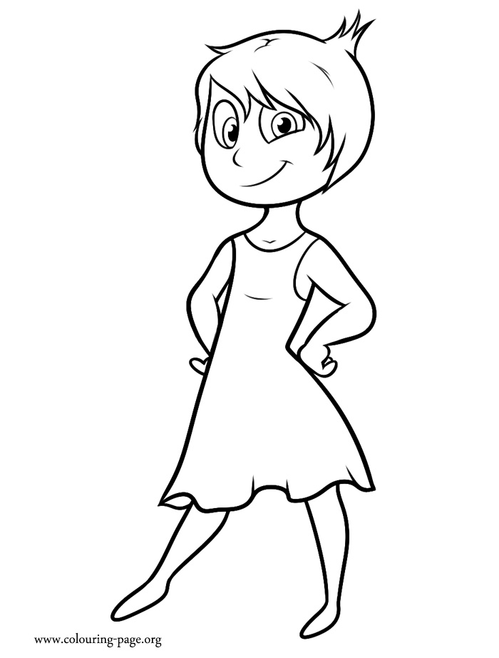 Inside Out - Joy coloring page
