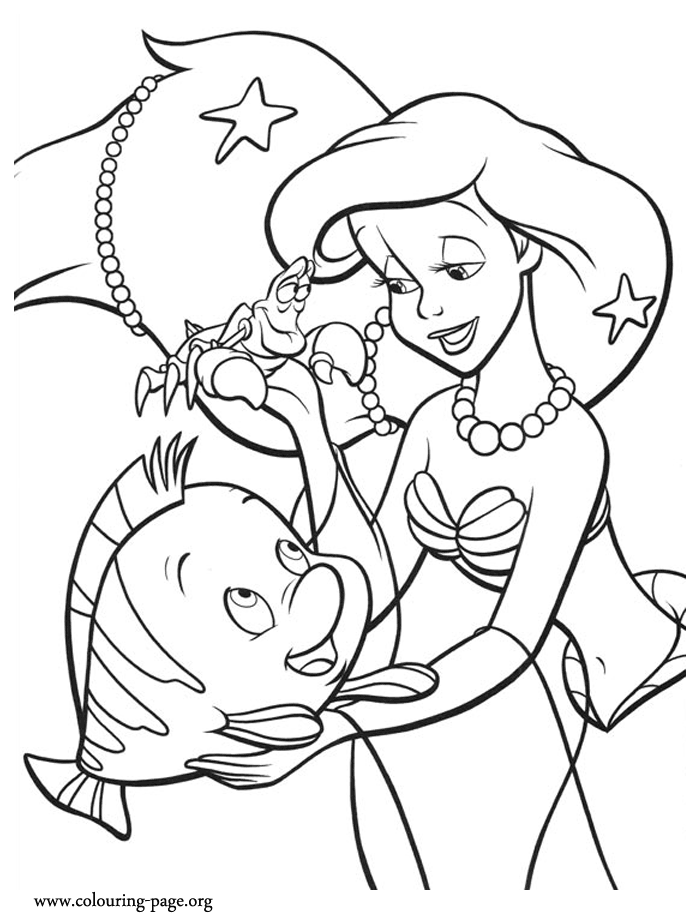 Little Mermaid Coloring Pages 2